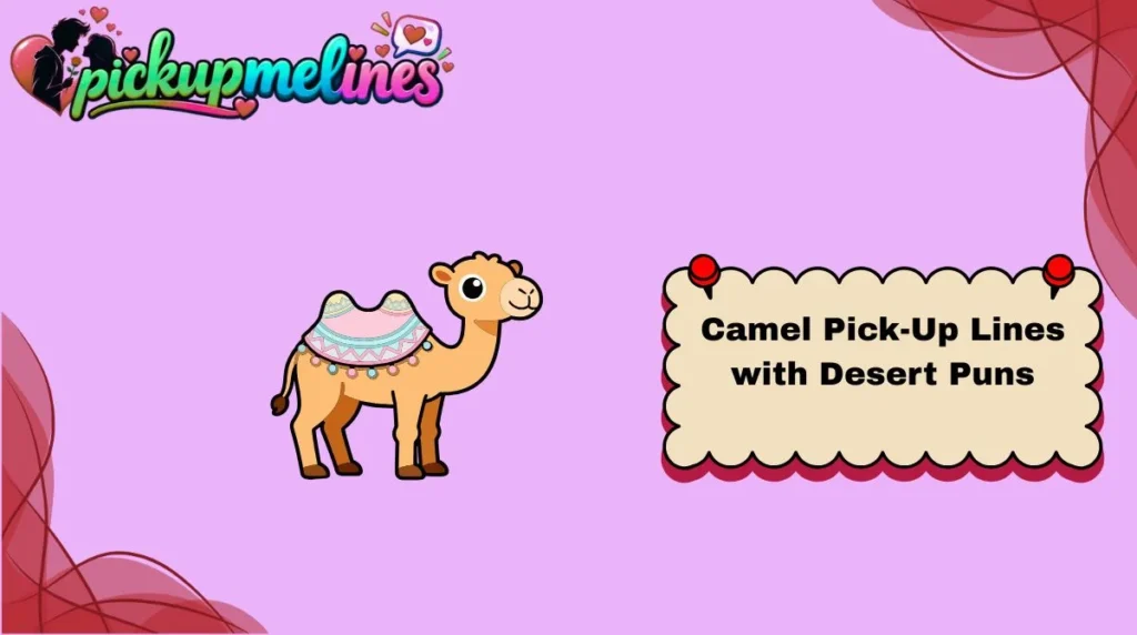 Camel Pick-Up Lines with Desert Puns