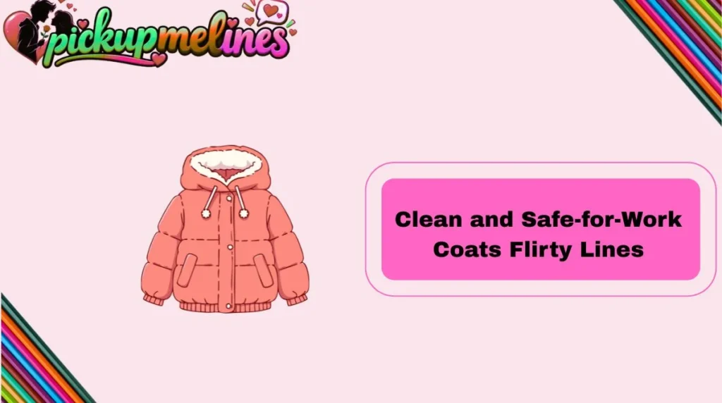 Clean and Safe-for-Work Coats Flirty Lines