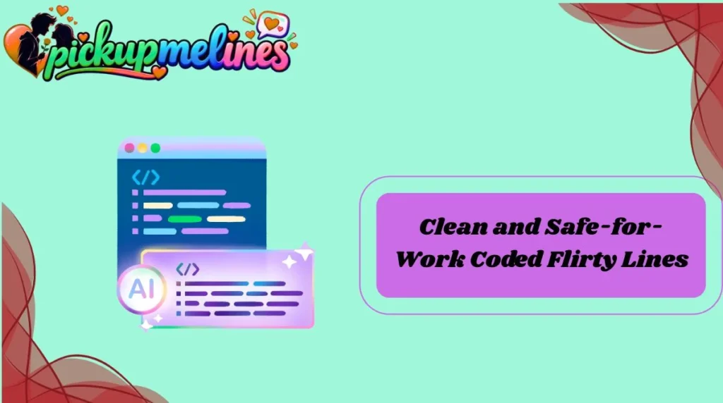 Clean and Safe-for-Work Coded Flirty Lines