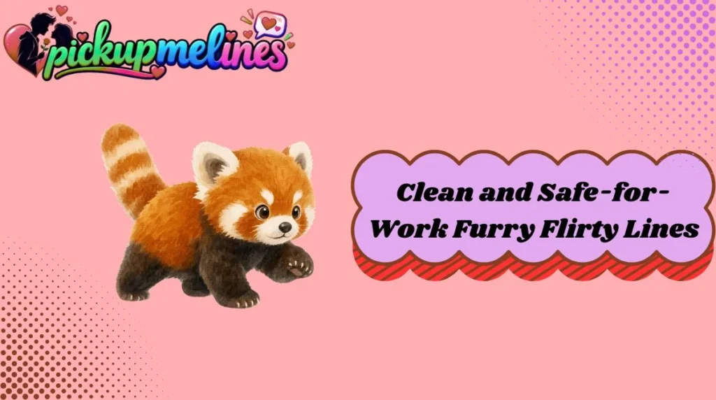 Clean and Safe-for-Work Furry Flirty Lines