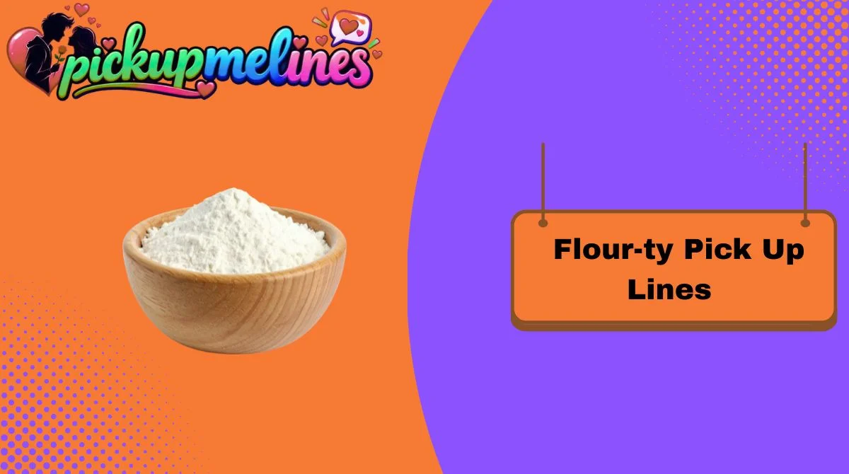 Flour-ty Pick Up Lines