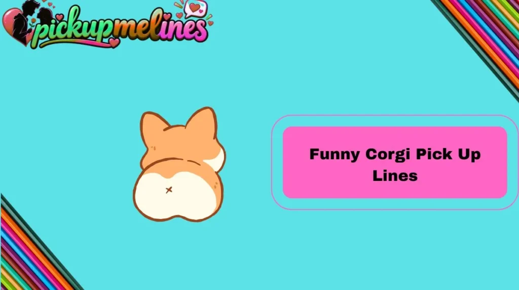 Funny Corgi Pick Up Lines