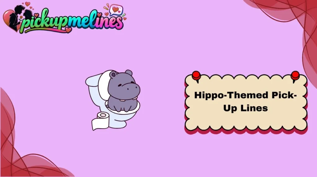 Hippo-Themed Pick-Up Lines