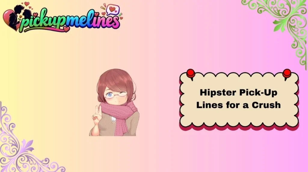 Hipster Pick-Up Lines for a Crush
