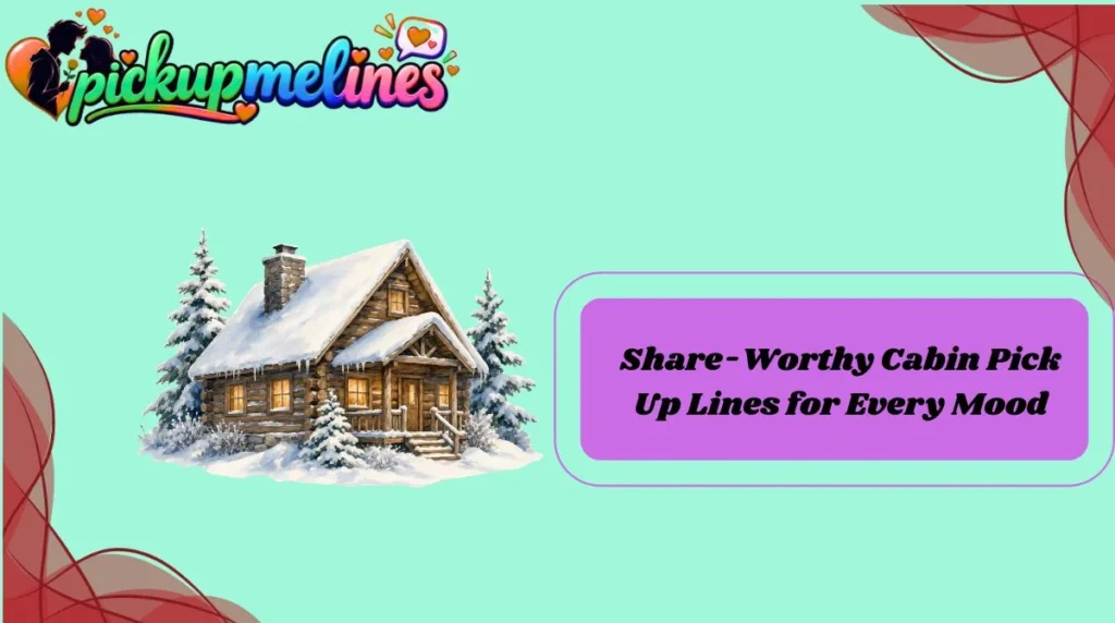 Share-Worthy Cabin Pick Up Lines for Every Mood