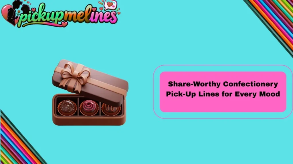 Share-Worthy Confectionery Pick-Up Lines for Every Mood
