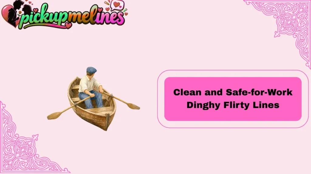 Clean and Safe-for-Work Dinghy Flirty Lines