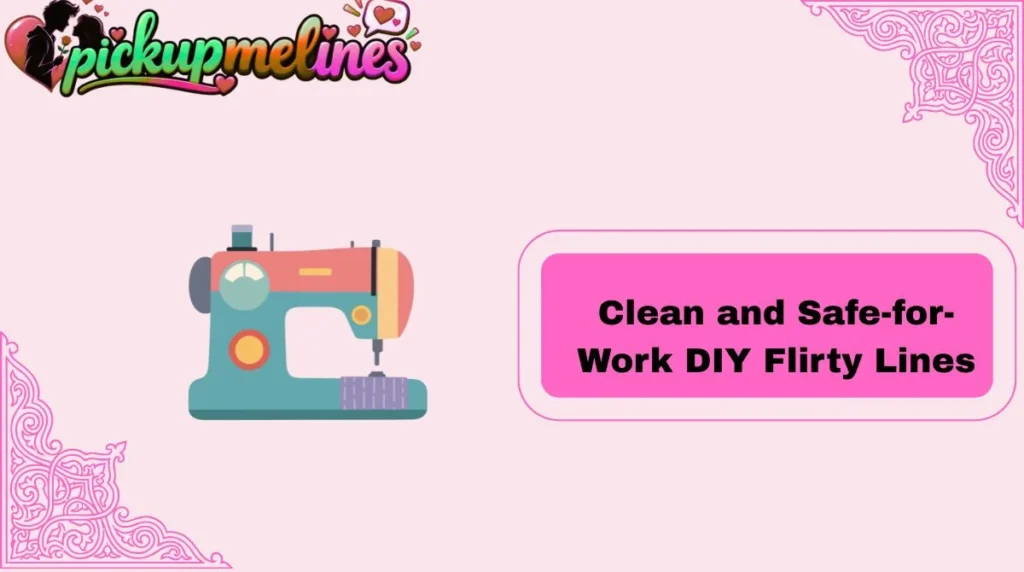 Clean and Safe-for-Work DIY Flirty Lines