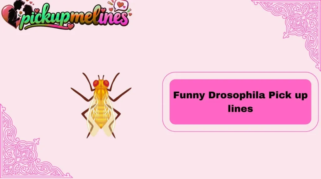 Funny Drosophila Pick up lines